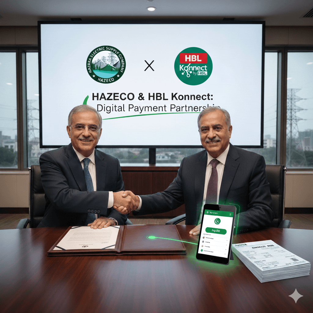 HAZECO and HBL Konnect Join Hands to Facilitate Digital Bill Payments